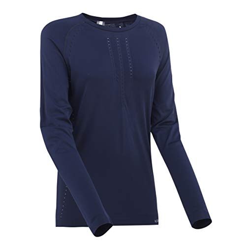 Kari Traa Women's Tone Long Sleeve Shirt Workout Tops Quick Dry Athletic  Shirts, Marin, Medium