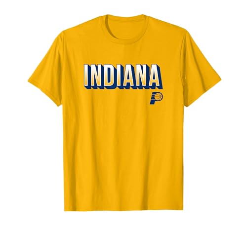 NBA - Indiana Pacers City Wordmark Logo T-Shirt