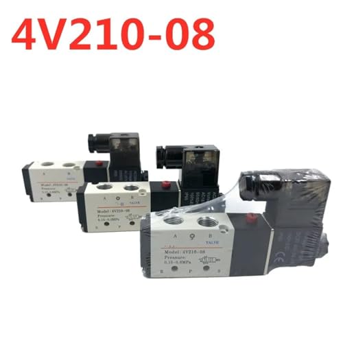 Válvula neumática 4v210-08 de 220V con control direccional rápido y estanco 3