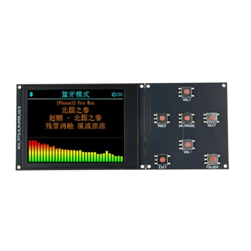 Lecteur carte TF et module décodeur MP3 Bluetooth avec écran couleur TFT 2.8