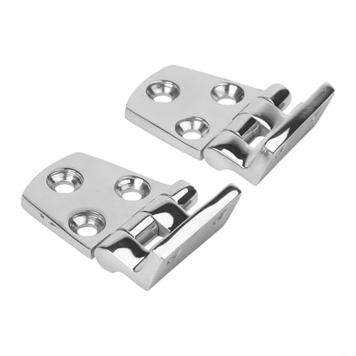 Besttoolifes Cerniera da incasso, in acciaio inossidabile 316, per imbarcazioni ad angolo retto e montaggio per cabina per yacht e uso automobilistico (38 x 54 mm)
