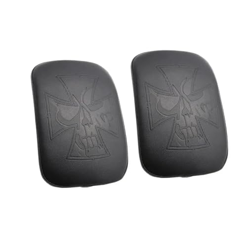 Siège solo rectangulaire résistant à l'eau pour moto de type cruiser custom