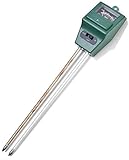 HSJ Probador de Suelo medidor de pH analizador higrómetro probador de Suelo Humedad luz de Humedad Instrumento Instrumento Herramientas 3 en 1 Detectar