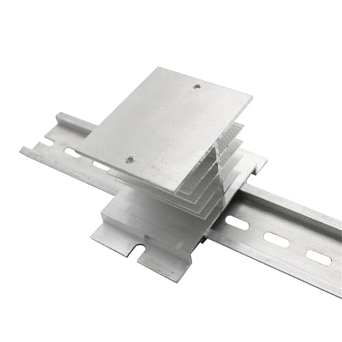 Relais statique SSR avec dissipateur thermique alu monophasé pour montage rail
