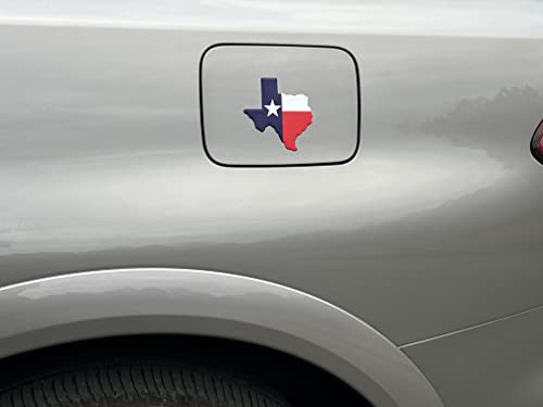 Image of Texas State Flag Metal Flag Auto Fender Emblem for Cars Trucks (4 inchx3 inch, Color)