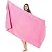40"x80" Turkish Spa Large Bath Sheet, Luxury, Eco-friendly 650 Grams (Rose, 40" x 80")