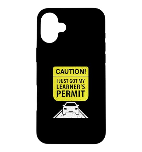 ���� I Just Got My Learner's Permit for Funny Driver �X�}�z�P�[�X iPhone 16 Plus �p