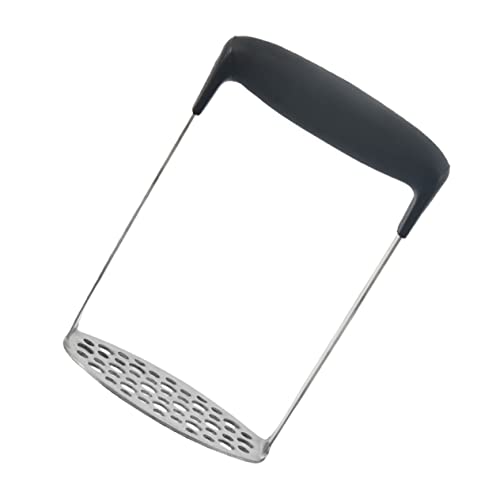 CONGARTENO Stainless Steel Vegetable Masher with Comfortable Handle Non Slip Grip Dishwasher Safe Potato Press for Effortless Cooking and Food Preparation