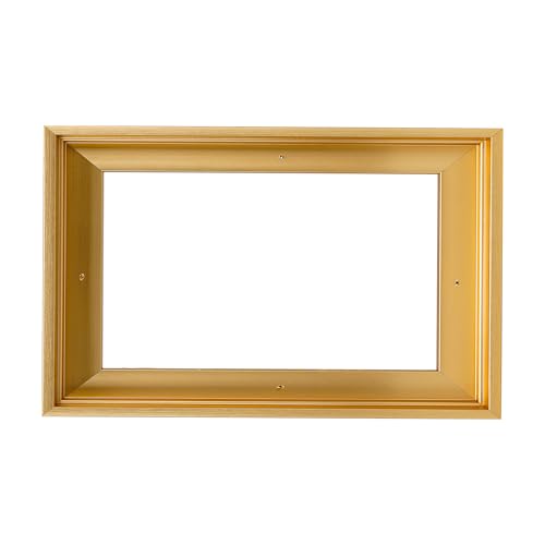 Image of 10x16 Canvas Floating Frame,0.9 inch Deep Canvas Frame,Gold | HUACANVAS Canvas Floater Frame for Prints,Floater Frame for Canvas Painting,Floating Frames for Wall Decor(10 inchx16 inch,Gold)