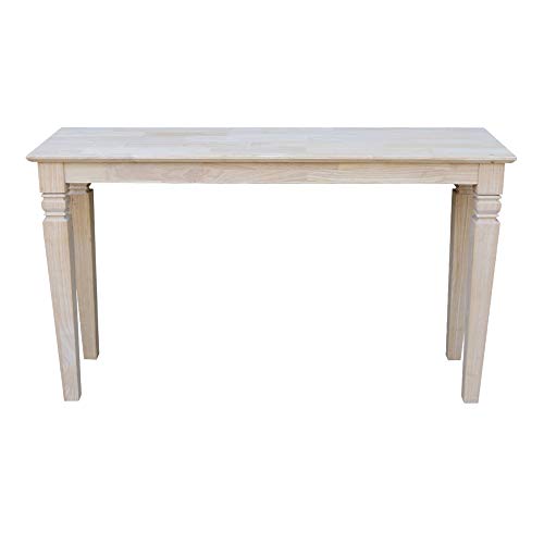 International Concepts Java Console Or Sofa Table Unfinished #TOP1
