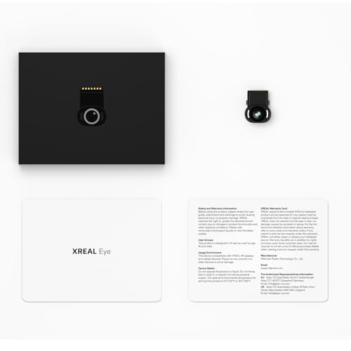 XREAL Eye, Mini Cámara de Vídeo acoplable a las Gafas AR de la serie XREAL One, Kamara RGB de 12 MP, Cámara Inteligente para Gafas de Vídeo, Native 6DoF Spatial Anchor, Instantánea de Fotos y Vídeos - imagen 6