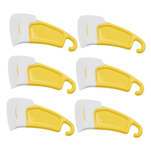 Garneck 6pièces Lot De Grattoirs Silicone Multifonctions Pour Wok Nettoyage Puissant Antiadhésif Des Casseroles Spatules Légères Résistantes Haute Température Ustensiles Cuisine Pratiques