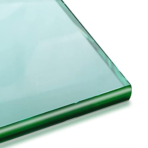 Fab Glass And Mirror Square Tempered Glass Table Top, 29" Inch, Clear #TOP2