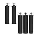 Waterdrop NSF/ANSI 42&372 Certified Water Filter, Replacement for Berkey® BB9-2® Black Filters, Berkey® Gravity Water Filter System and Waterdrop King Tank Series, (Pack of 5)