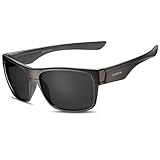 Cooles und Sportliches Design: Die Herren Sonnenbrille überzeugt durch ihr sportliches und stylisches Design. Die Sonnenbrille ist für jeden Gesichtstyp geeignet, sie hat eine bequeme rechteckige Form, während die Oberlinie mit doppeltem Nasensteg aus Stahl das perfekten Gleichgewicht anbieten.