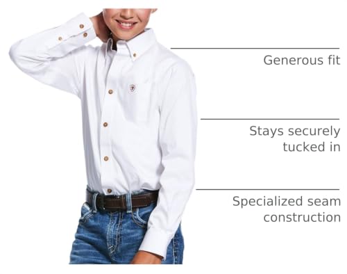 Image of Ariat Boys' Solid Twill Classic Fit Shirt