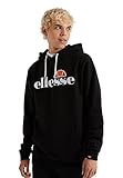 Puños elásticos ellesse Ferrer - Sudadera con capucha para hombre, color negro, talla XL
