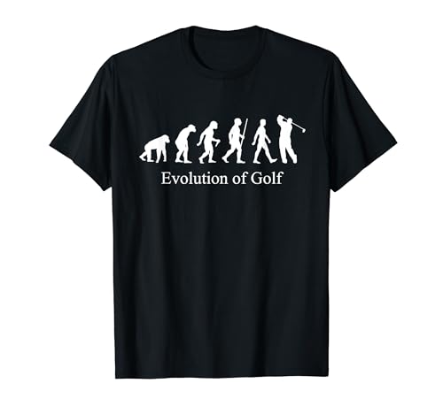 Evolution Of Golf Humorous Sports T-Shirt
