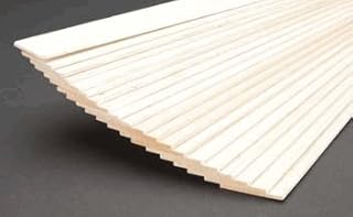 Balsa Wood 1/8" X 2" X 36" (10) - 1123 - Quantity is Listed in Parenthesis in Title