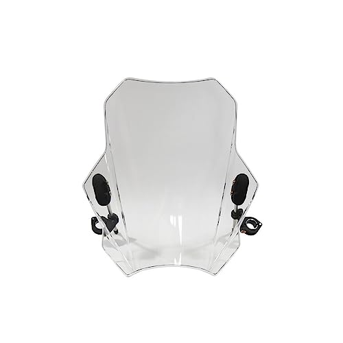 Pare-brise de moto universel blanc anti-turbulence pour trajet sur autoroute