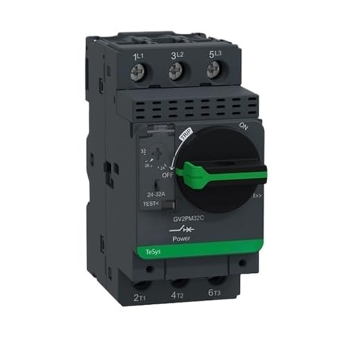 Disjoncteur moteur GV2PM01C-32C contre les courts-circuits de moteur électrique industriel 24-32A