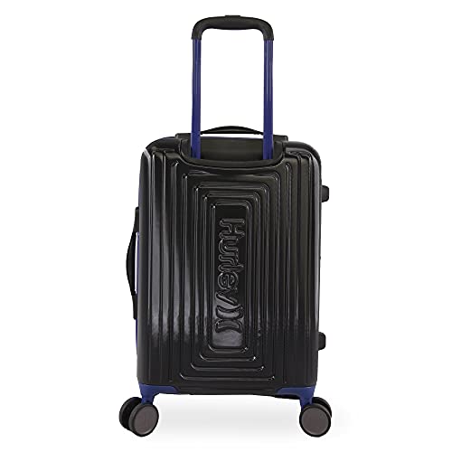 Hurley Suki Hardside Spinner Luggage, Black/Blue, 21" Carry On4