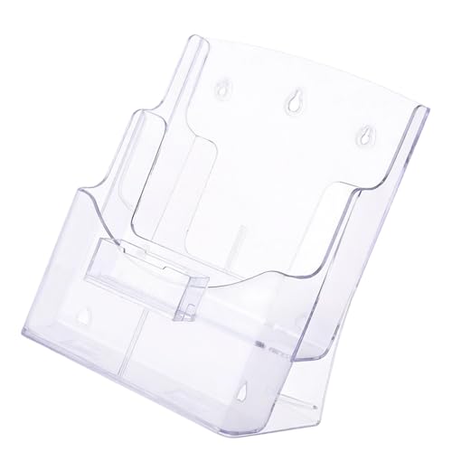 Présentoir en acrylique à plusieurs niveaux pour rangement de documents - 6