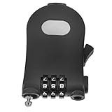 Aplicación versátil para diferentes artículos: se puede utilizar no solo para tablas de esquí sino también para otros artículos como bicicletas, lo que proporciona una solución versátil y multiusos, cerradura de seguridad para botas, cerradura antirrobo para tabla
