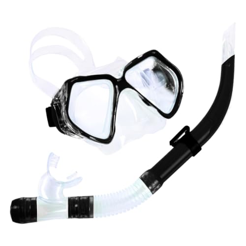 Set de snorkel ajustable antifugas con gafas cómodas que no se empañan