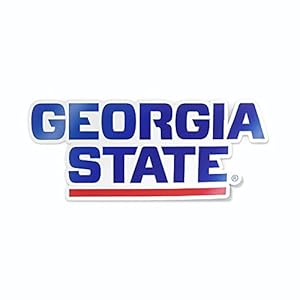 Georgia State University Stickers Panthers GSU Stacked Logo Car Decal Heavy-Duty Weatherproof Officially Licensed NCAA Vinyl for Bumpers, Windows, Laptops, Water Bottles or Coolers