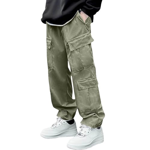 Pantalon militaire confortable style cargo décontracté homme en coton