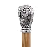 Handmade Wooden Walking Stick – Cavagnini Made in Italy – Pewter Handle Cane for Men & Women – Personalized Luxury Gift for Seniors,