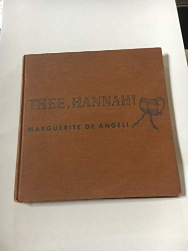 Thee, Hannah B000H0D9W4 Book Cover