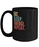 Energi Crypto, Eat Sleep Energi Repeat Mug 15oz, black