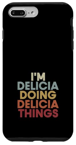 Delicia Name Delicia Personalized Name First Given �X�}�z�P�[�X iPhone 7 Plus/8 Plus �p