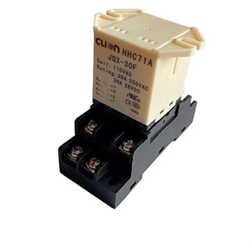 Relais de puissance JQX-30F 2Z 30A AC110V idéal pour stabiliser le pilotage de moteurs