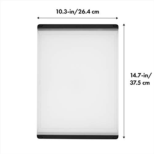 OXO – Tabla de cortar con agarre cómodo, blanco, grande