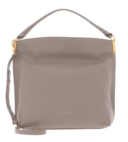 Sac à épaule Coccinelle Estelle, la douceur du cuir rose poudré