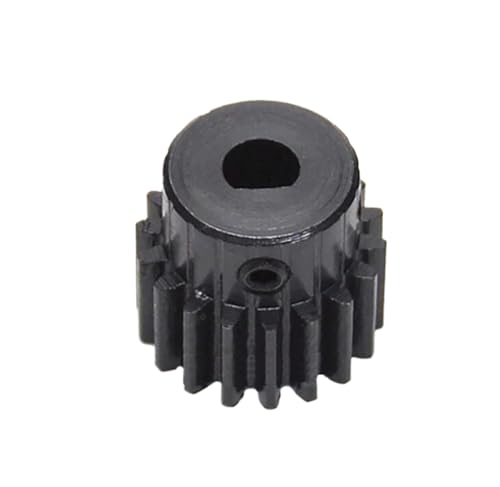 Bevel Gear Pinion Hardware Mechanical 1Modulus Spur Gear 18 Teeth Metal Motor Pinion Convex Gear Rack D-Type Bore Transmission Gear(6x5.5mm)