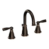 Moen WS84924BRB Banbury Two-Handle High Arc Bathroom Faucet, Mediterranean Bronze