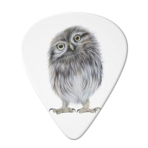 ASDTEHCY Lot de 6 médiators en celluloïd Little Owl pour guitares acoustiques, électriques, basses ou ukulélé - Les Beatles, Paul McCartney, John Lennon, RIngo Starr, George Harrison ASDTEHCY Lot de 6 médiators en celluloïd Little Owl pour guitares acoustiques, électriques, basses ou ukulélé – Image 4