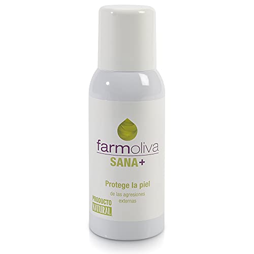 Farmoliva Sana+ - Spray 60 ml - Crema Hidratante Líquida en Aerosol - Ayuda a la Piel Dañada - Con Aceite de Oliva Premium - Mejora la Cicatrización Cover