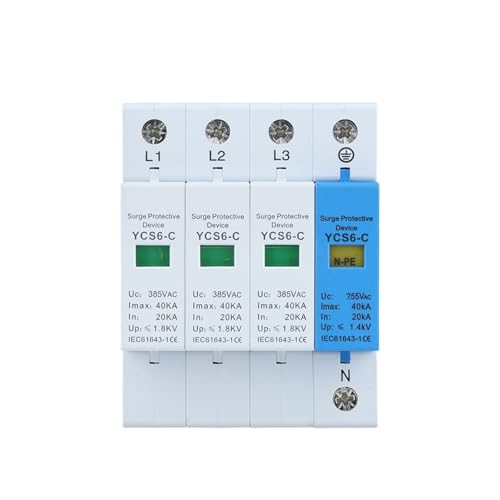 SPD 385V YCS6-C 3P+NPE AC 20KA-40KA protection contre les surtensions