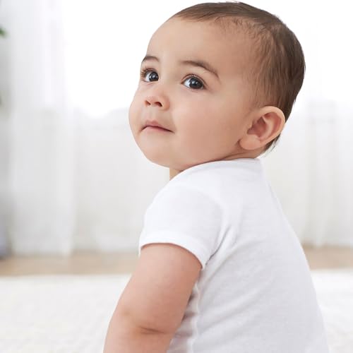 Image of Gerber unisex baby 8-pack Short Sleeve Onesies Bodysuits and Toddler T Shirt Set