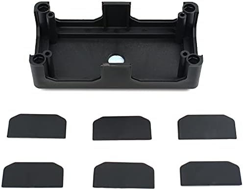 48V 300A DC Bus Bars Heavy Duty,BusBar Box,Busbars,12v Distribution Block,4X M8 Terminal Studs Battery Junction Block,4 Studs Bus Bar Distribution Block,Ground Power Terminals for Car RV Boat (Black)
