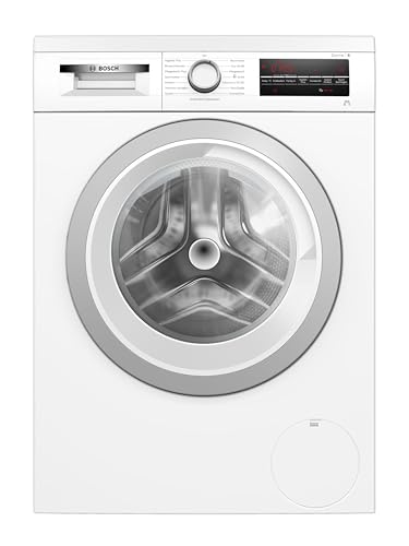 Bosch WUU28T49, Serie 6, Frontlader Waschmaschine, 9 kg, 1400 UpM, Unterbaufähig, SpeedPerfect, Maximale Energie- und Wasserersparnis, Nachlegefunktion, besonders hygienisch, AquaStop