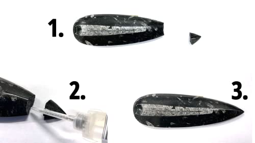 Adhesive - Clear 2 Part Self Curing Acrylic (Sca) For Granite, Cultured Marble, Stone, Ceramic, Porcelain, Corian Countertops, Tile, Floor, Shower Repair And More Hard Surfaces. #TOP7