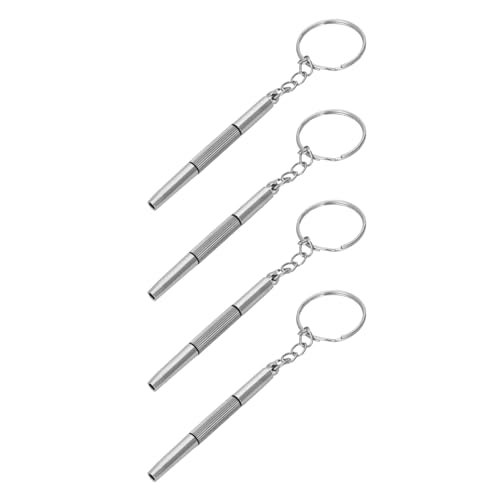Gvvsjgdbis 4 x Brillenrahmen-Reparatur-Set, Schraubendreher-Werkzeug