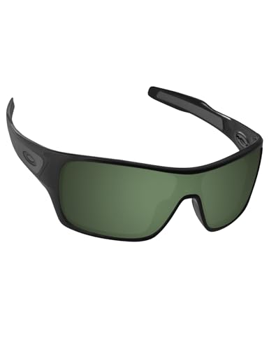 Image of Alphax Gray Green Polarized Replacement Lenses for Oakley Turbine Rotor OO9307 Sunglasses