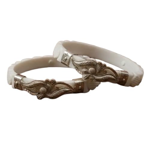 Image of Parasmoni silver bangels for womens